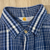 1990s Carhartt Rugged Outdoor Wear Flannel X-LARGE