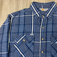 1990s Carhartt Rugged Outdoor Wear Flannel X-LARGE