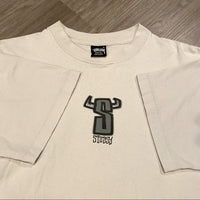 1990s STUSSY GRAPHIC T-SHIRT LARGE