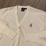 1980s PGA TOUR CARDIGAN SWEATER X-LARGE